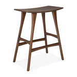 Ethnicraft Teak Brown Osso Counter Stool