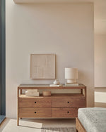 Ethnicraft Teak Spindle Chest of Drawers