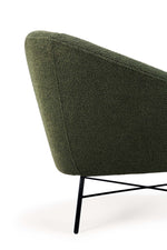 Barrow lounge chair - Pine Green fabric 81/79/71