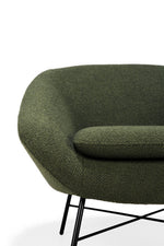 Barrow lounge chair - Pine Green fabric 81/79/71