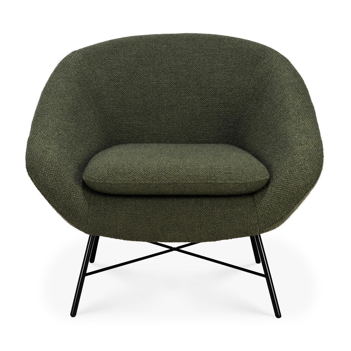 Barrow lounge chair - Pine Green fabric 81/79/71