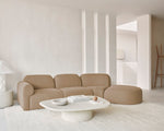 Ethnicraft Bulky Modular Sofa - Semi-Circle Footstool
