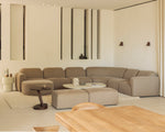 Ethnicraft Bulky Modular Sofa - End seater with L arm