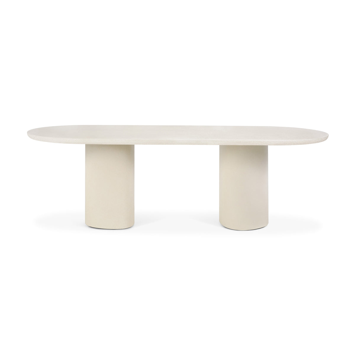 Ethnicraft Microcement Elements Oblong Dining Table