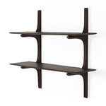 Ethnicraft Mahogany PI Wall shelves dark brown