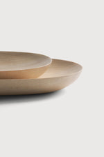 Ethnicraft Sycamore Thin Oval object set Varnished