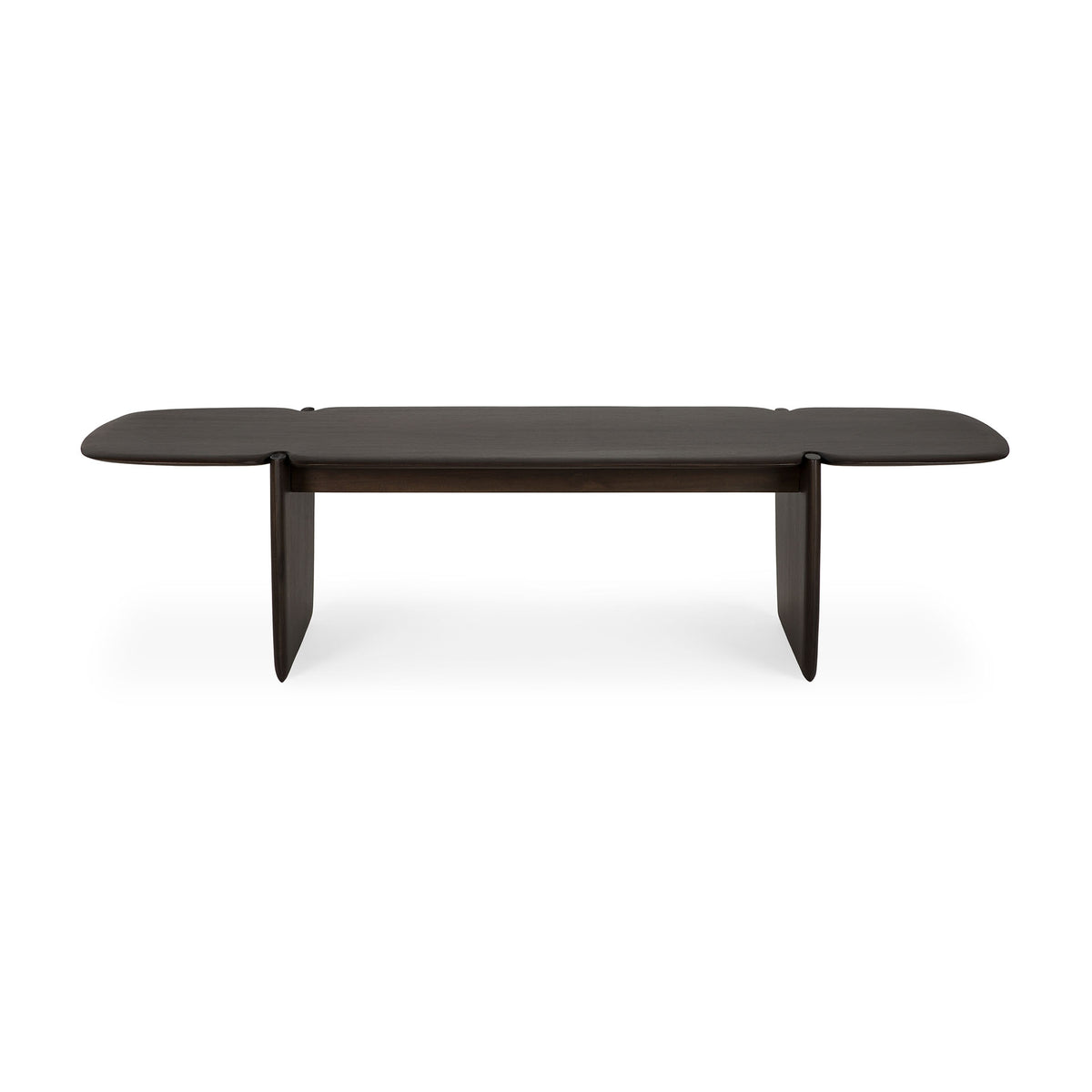 Mahogany PI coffee table - dark brown - rectangular 155/58/38