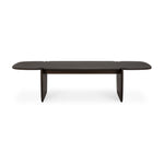 Mahogany PI coffee table - dark brown - rectangular 155/58/38