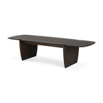 Mahogany PI coffee table - dark brown - rectangular 155/58/38