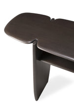 Mahogany PI console - dark brown - 2 legs 130/40/75