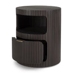 Ethnicraft Mahogany Dark Brown Boomerang Drawer Unit