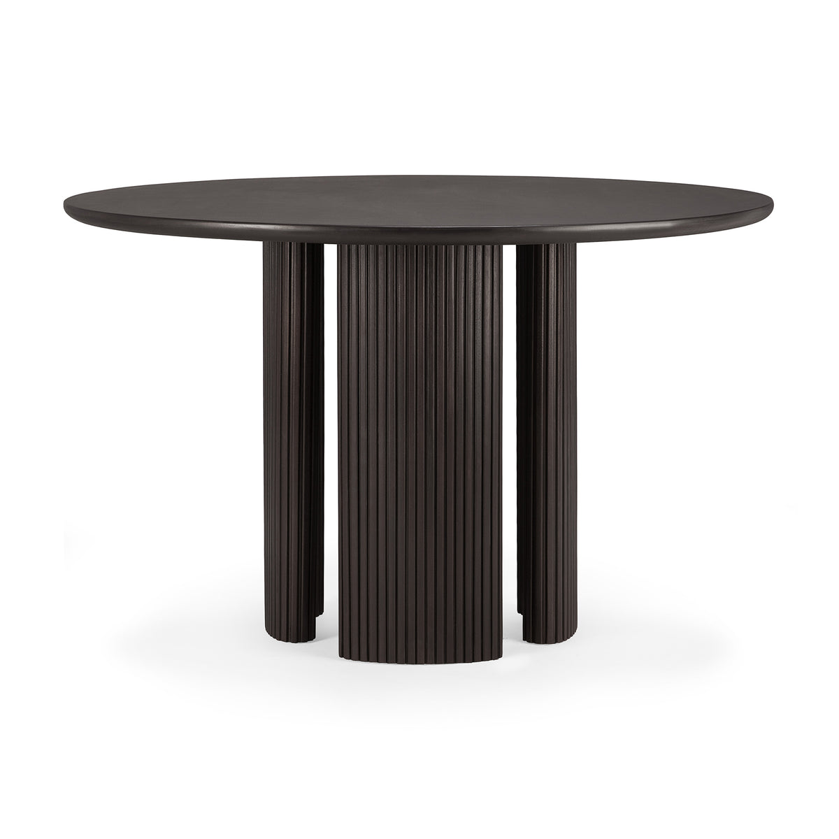 Mahogany Roller Max dining table dark brown - round 150/150/76