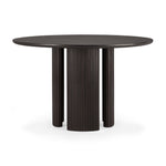 Mahogany Roller Max dining table dark brown - round 150/150/76