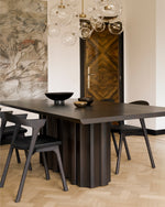 Ethnicraft Mahogany Dark Brown Sequence Dining Table
