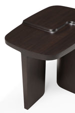 Ethnicraft Mahogany Rose Brown Brutalist Side Table
