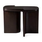 Ethnicraft Mahogany Rose Brown Brutalist Side Table