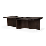 Ethnicraft Mahogany Rose Brown Brutalist Coffee Table