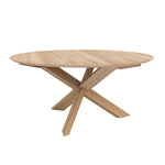 Ethnicraft Oak Circle Dining Table 136cm