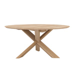 Ethnicraft Oak Circle Dining Table 136cm