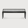 Ethnicraft Spindle Bench Oak Black 150cm