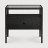 Ethnicraft Spindle Bedside Table Oak Black