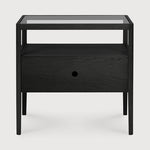 Ethnicraft Spindle Bedside Table Oak Black