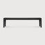 Ethnicraft Bok Bench Oak Black 186cm