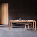 Ethnicraft Oak Slice Extension Dining Table 180cm