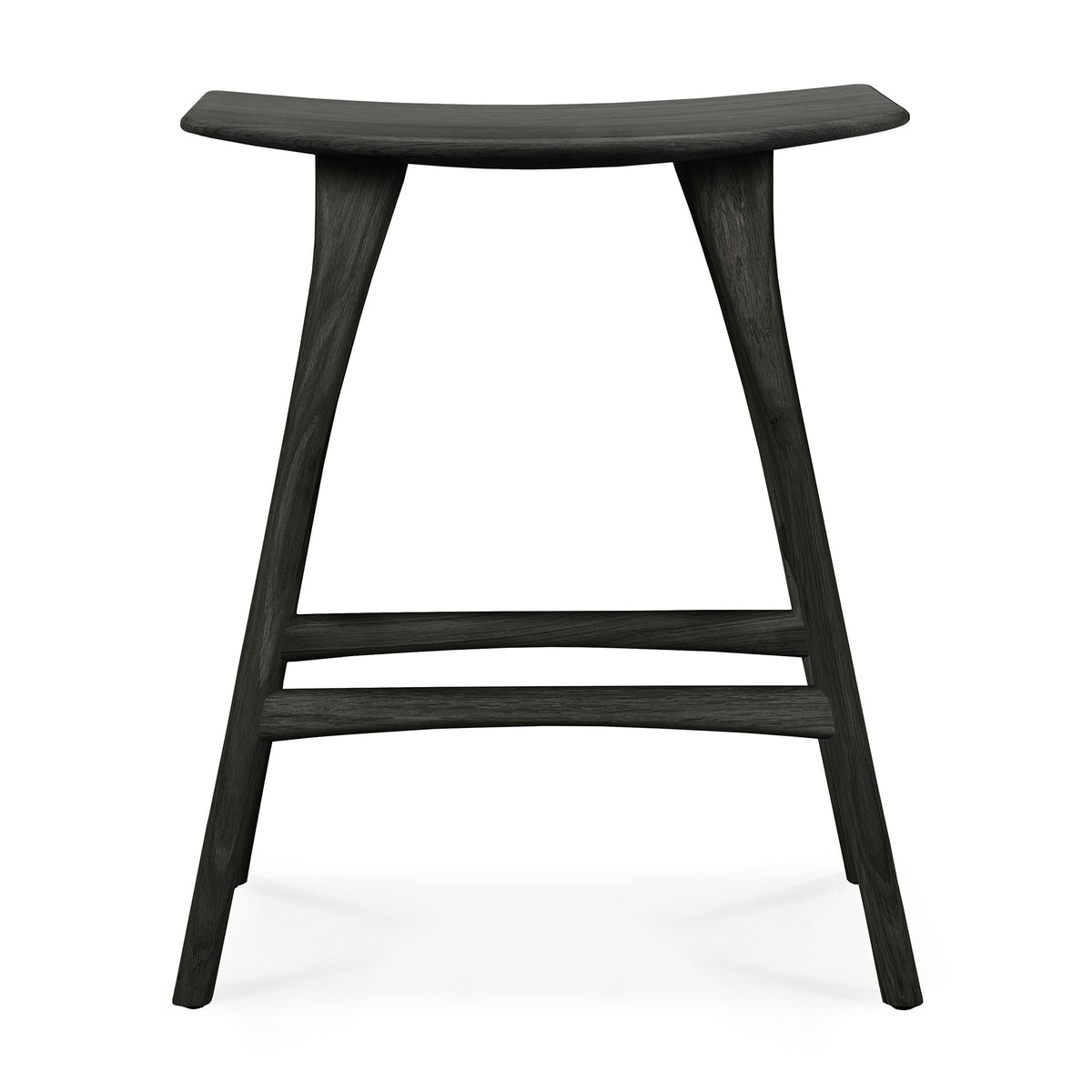 Ethnicraft Oak Black Osso Counter Stool