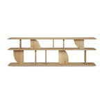 Ethnicraft Oak Geometric Sofa Console