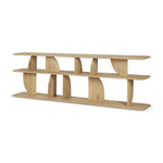 Ethnicraft Oak Geometric Sofa Console