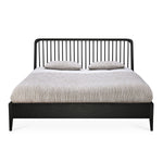 Ethnicraft Oak Black Spindle Bed 193cm