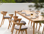 Ethnicraft Bok Outdoor Dining Table Teak Outdoor 250cm