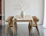 Ethnicraft Bok Extendable Dining Table Oak 180-280cm