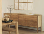 Ethnicraft PI Sideboard Oak 230cm