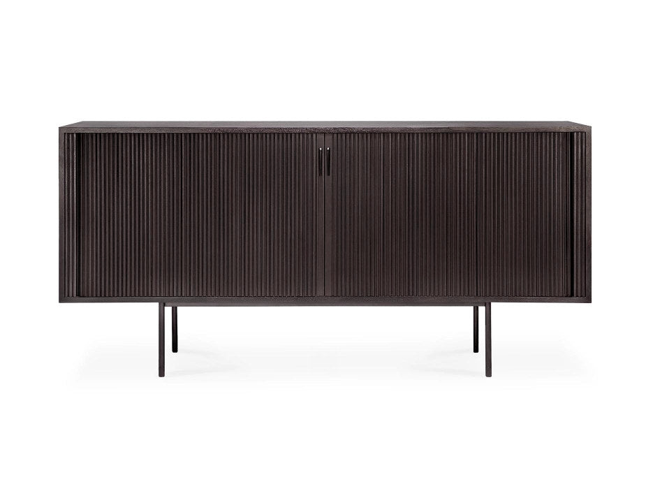 Ethnicraft Roller Max Sideboard Teak Off Black 168cm