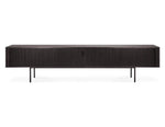 Ethnicraft Roller Max TV Cupboard Teak Off Black 242cm