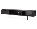 Ethnicraft Roller Max TV Cupboard Teak Off Black 242cm