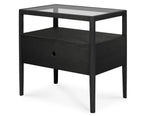 Ethnicraft Spindle Bedside Table Oak Black