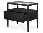 Ethnicraft Spindle Bedside Table Oak Black