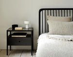 Ethnicraft Spindle Bedside Table Oak Black