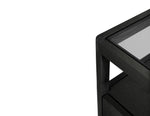 Ethnicraft Spindle Bedside Table Oak Black