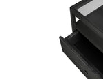 Ethnicraft Spindle Bedside Table Oak Black