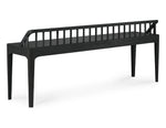 Ethnicraft Spindle Bench Oak Black 150cm