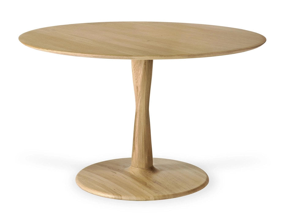 Ethnicraft Torsion Round Dining Table Oak 127cm