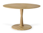 Ethnicraft Torsion Round Dining Table Oak 127cm