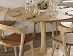 Ethnicraft Torsion Round Dining Table Oak 127cm