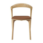 Ethnicraft 51488 Bok Dining Chair - Oak Cognac Leather