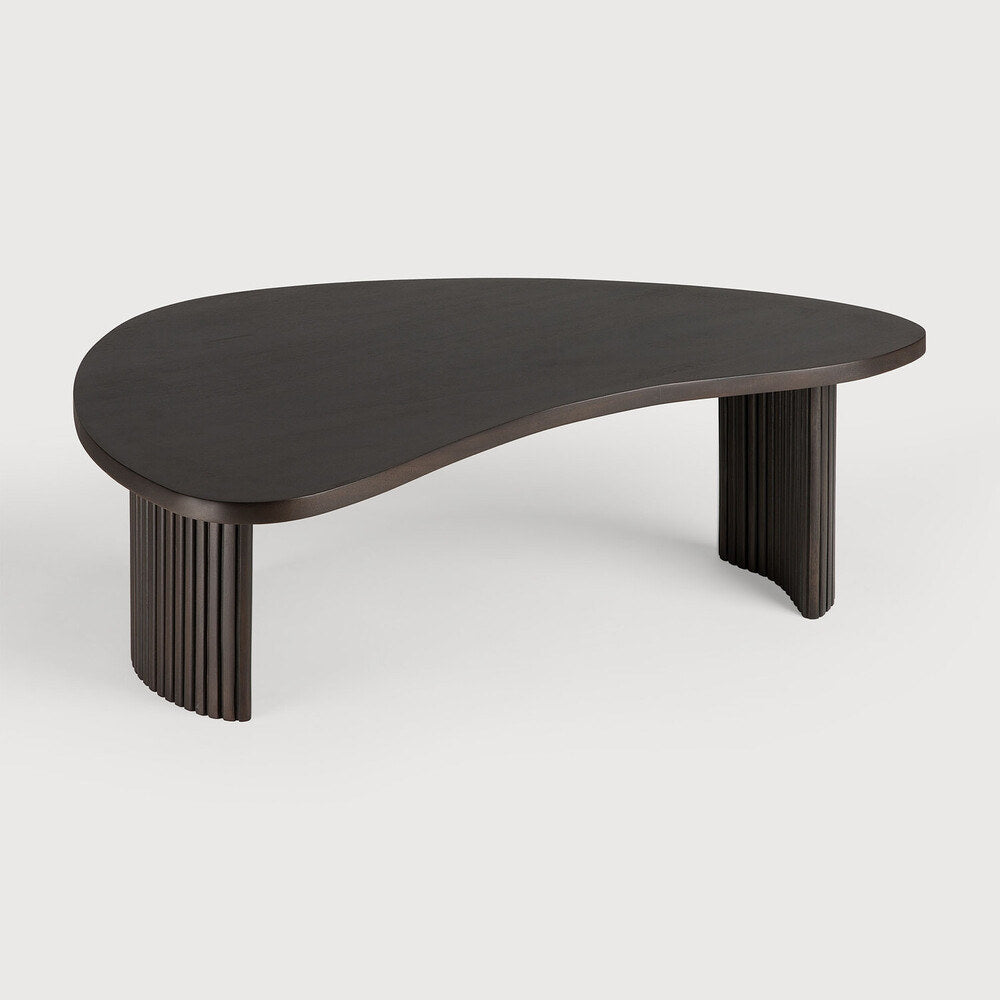 Ethnicraft Boomerang Coffee Table Mahogany Dark Brown 90cm