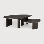 Ethnicraft Boomerang Coffee Table Mahogany Dark Brown 90cm
